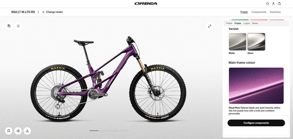 2027 Orbea Wild LT Avinox M2S Paint Customisation MyO
