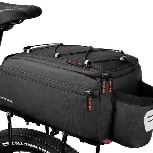 JXFUKAL Bike Bags for Bicycle Rear Rack, 13L/20L Supportive Bike Rack Bag