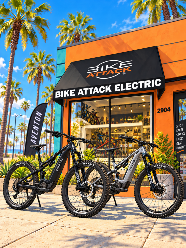 The New Aventon Current EXP vs The Current ADV at Bike Attack Electric In Santa Monica