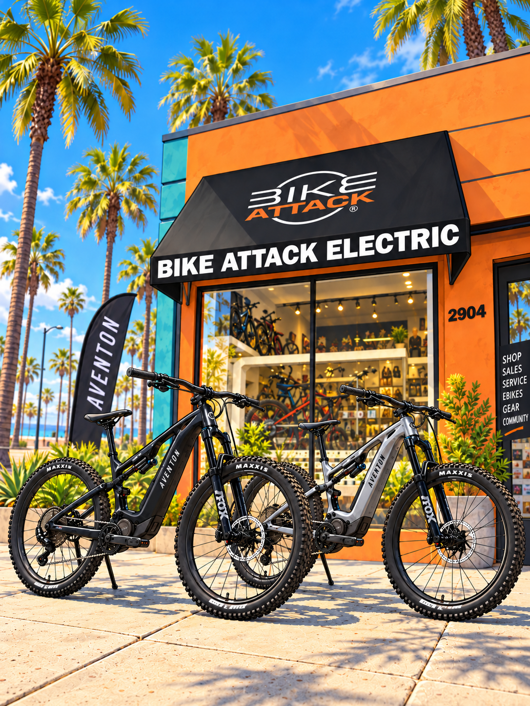The New Aventon Current EXP vs The Current ADV at Bike Attack Electric In Santa Monica